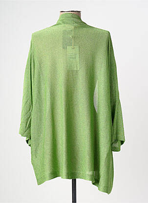 Gilet manches longues vert AMELIE & AMELIE femme