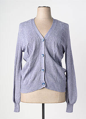 Gilet manches longues violet CARMAKOMA femme