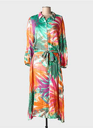 Robe longue orange AMELIE & AMELIE femme