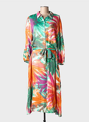 Robe longue orange AMELIE & AMELIE femme