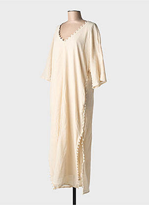Robe longue beige ASTRID BLACK LABEL femme