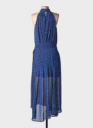 Robe mi-longue bleu MANGO femme
