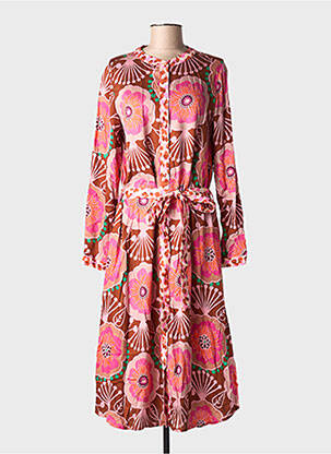 Robe longue rose MILANO femme