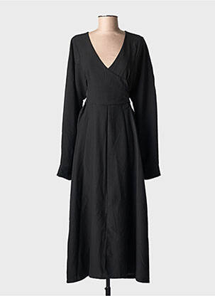 Robe mi-longue noir ASTRID BLACK LABEL femme