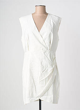 Robe courte blanc MANGO femme