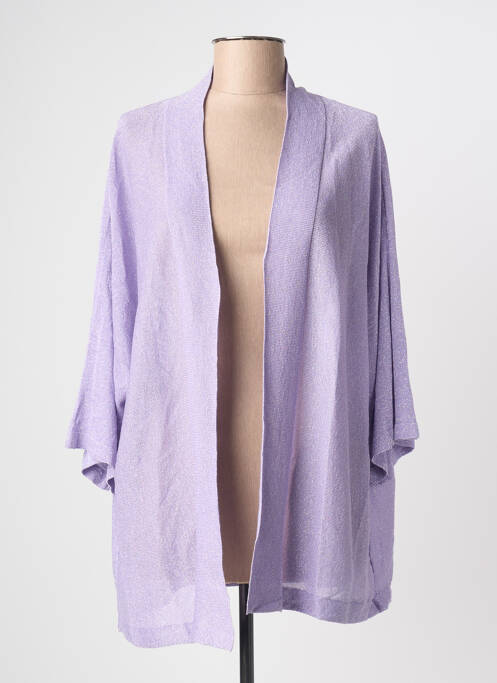 Veste kimono violet AMELIE & AMELIE femme