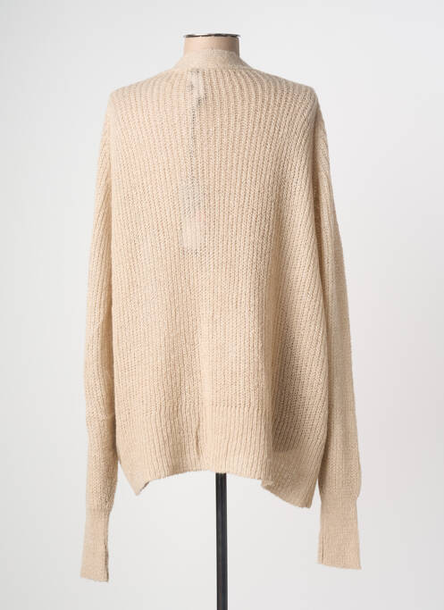 Gilet manches longues beige ASTRID BLACK LABEL femme