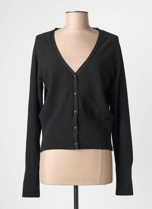 Gilet manches longues noir ASTRID BLACK LABEL femme