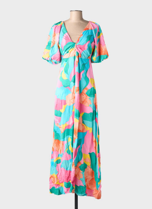 Robe mi-longue rose VILA femme