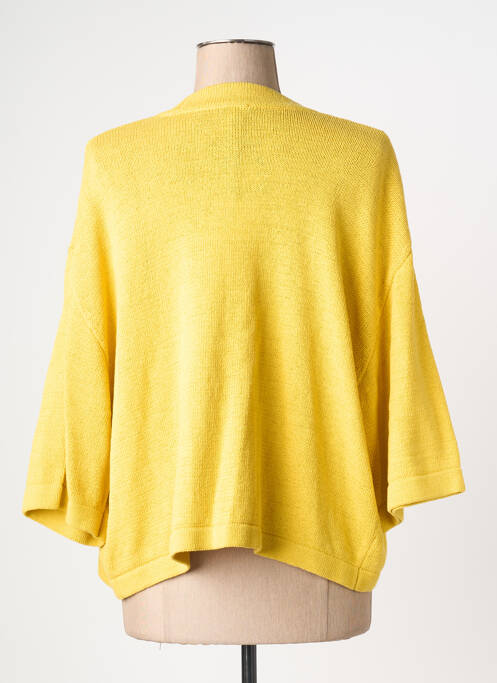 Gilet manches courtes jaune MAYERLINE femme