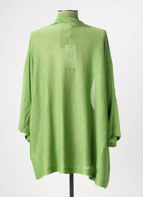 Gilet manches longues vert AMELIE & AMELIE femme