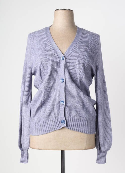 Gilet manches longues violet CARMAKOMA femme