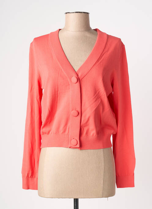 Gilet manches longues orange TERRE BLEUE femme