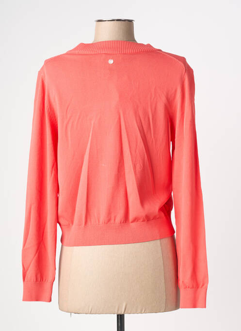 Gilet manches longues orange TERRE BLEUE femme