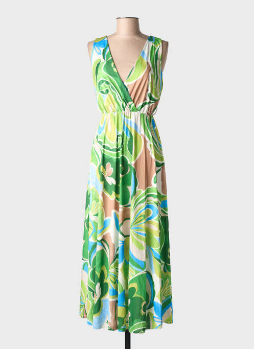 Robe longue vert TERRA DI SIENA femme