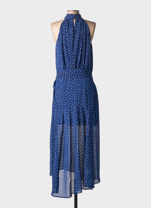 Robe mi-longue bleu MANGO femme