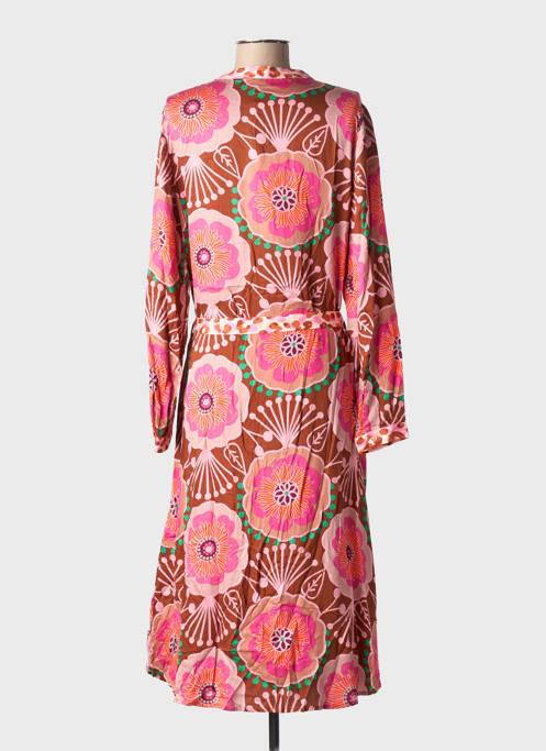 Robe longue rose MILANO femme