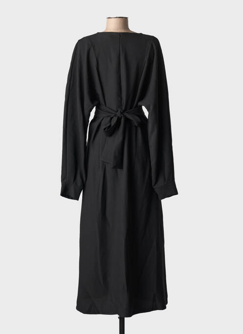 Robe mi-longue noir ASTRID BLACK LABEL femme