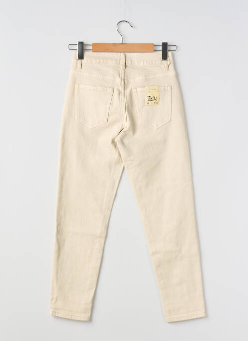 Jeans coupe slim beige TOXIK3 femme