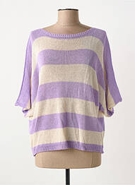 Pull violet TERRA DI SIENA femme