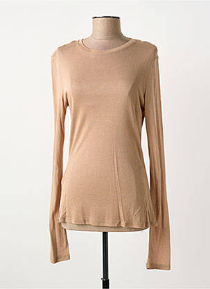 T-shirt beige MANGO femme