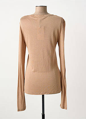 T-shirt beige MANGO femme