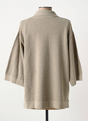 Polo beige YUGEN femme