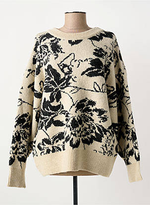 Pull beige MANGO femme