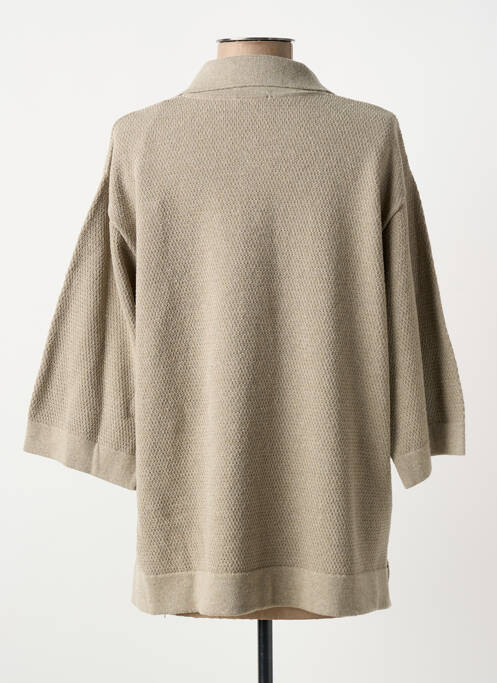 Polo beige YUGEN femme