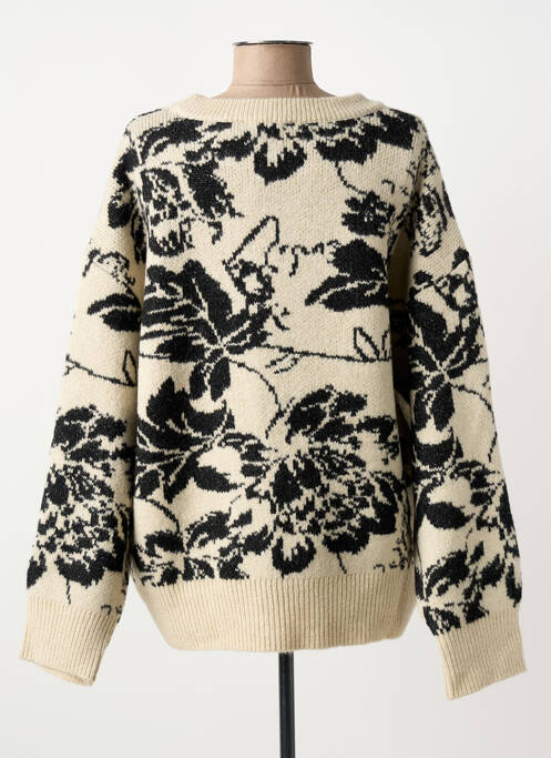 Pull beige MANGO femme