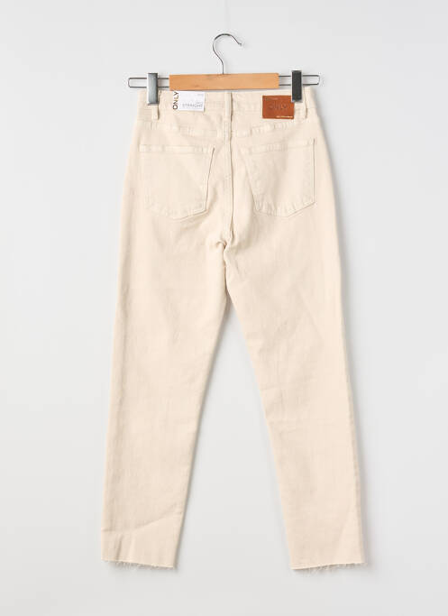 Pantalon 7/8 beige ONLY femme