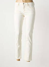 Jeans coupe slim blanc ESPRIT femme