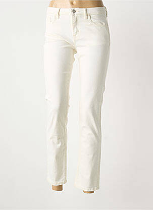 Jeans coupe slim blanc ESPRIT femme