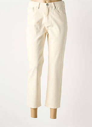 Jean coupe mom blanc MORGAN femme