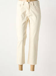 Jean coupe mom blanc MORGAN femme