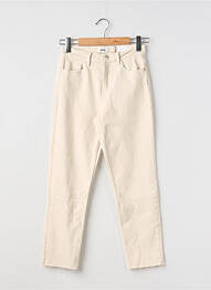 Jeans coupe droite blanc ONLY femme