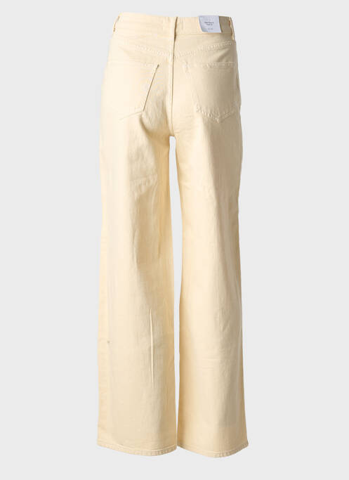 Jeans coupe large beige VILA femme