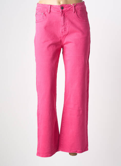 Jeans coupe droite violet AMELIE & AMELIE femme