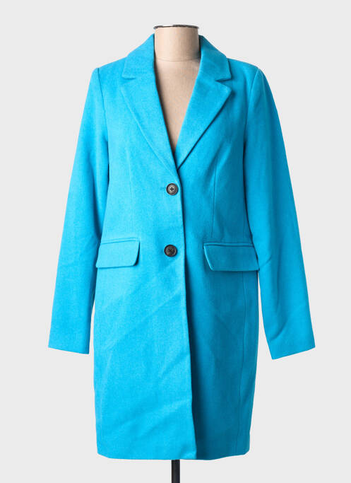 Manteau long bleu VERO MODA femme