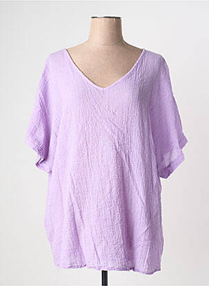Blouse violet TERRA DI SIENA femme