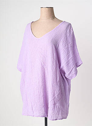 Blouse violet TERRA DI SIENA femme