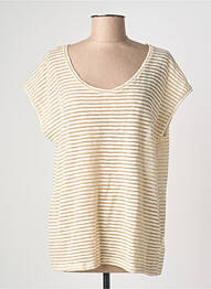 T-shirt beige GEISHA femme