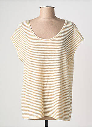 T-shirt beige GEISHA femme