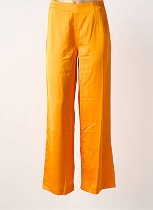 Pantalon flare orange OBJECT femme