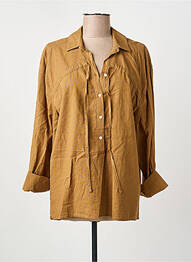 Chemisier marron YUGEN femme
