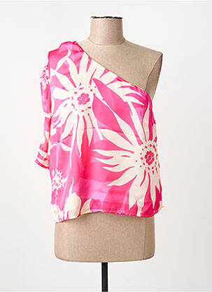 Blouse rose MORGAN femme