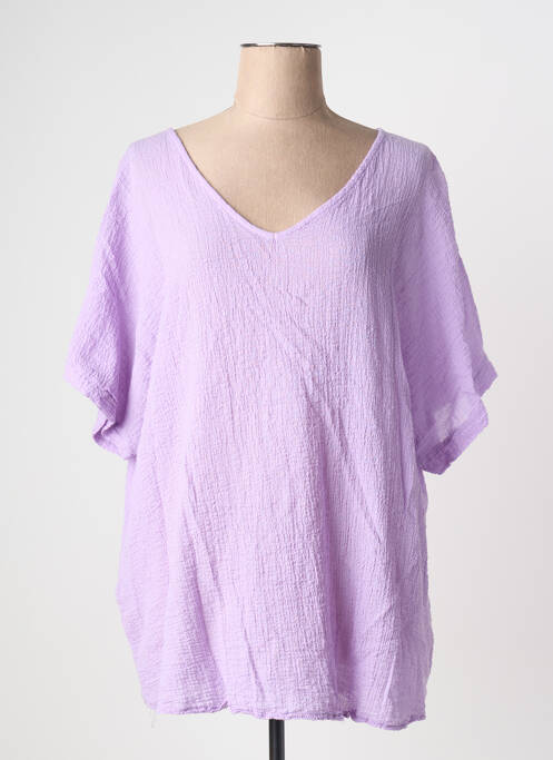 Blouse violet TERRA DI SIENA femme