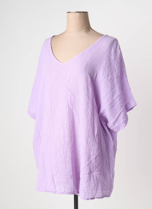 Blouse violet TERRA DI SIENA femme