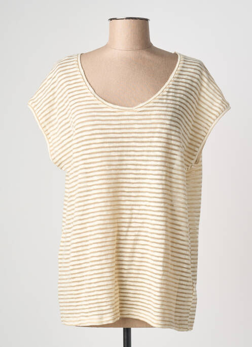 T-shirt beige GEISHA femme