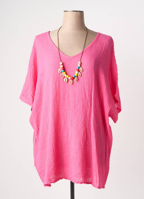 Tunique manches courtes violet TERRA DI SIENA femme